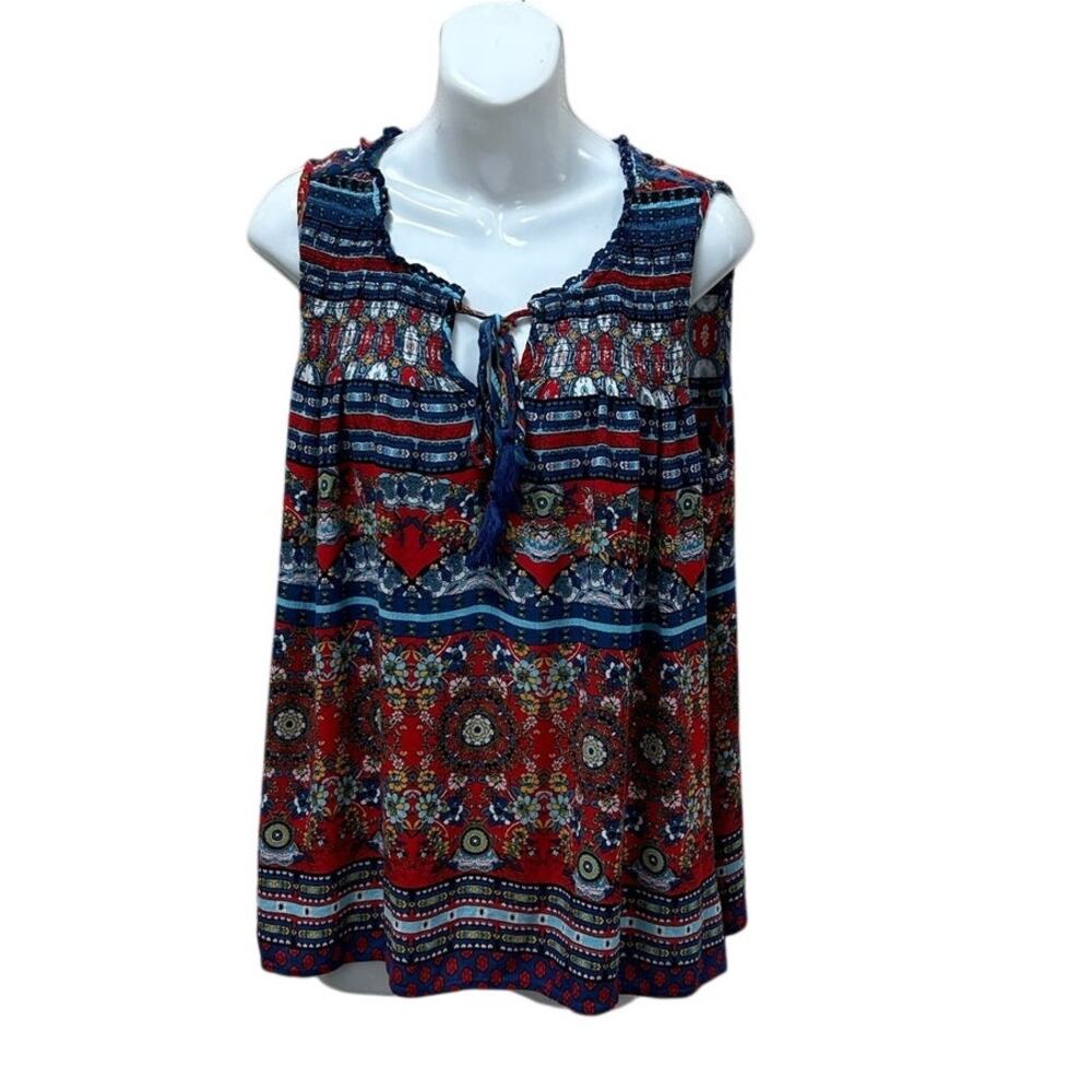 Bila Boho Peasant Tank size S